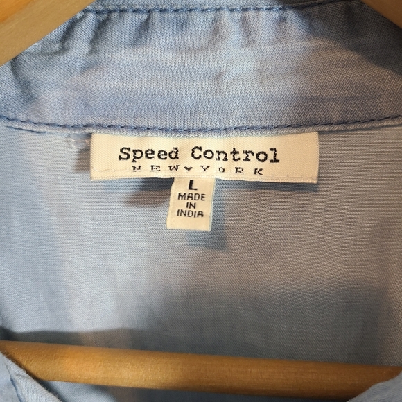 Speed Control New York Chambray Roll Tab Dress - Picture 6 of 9